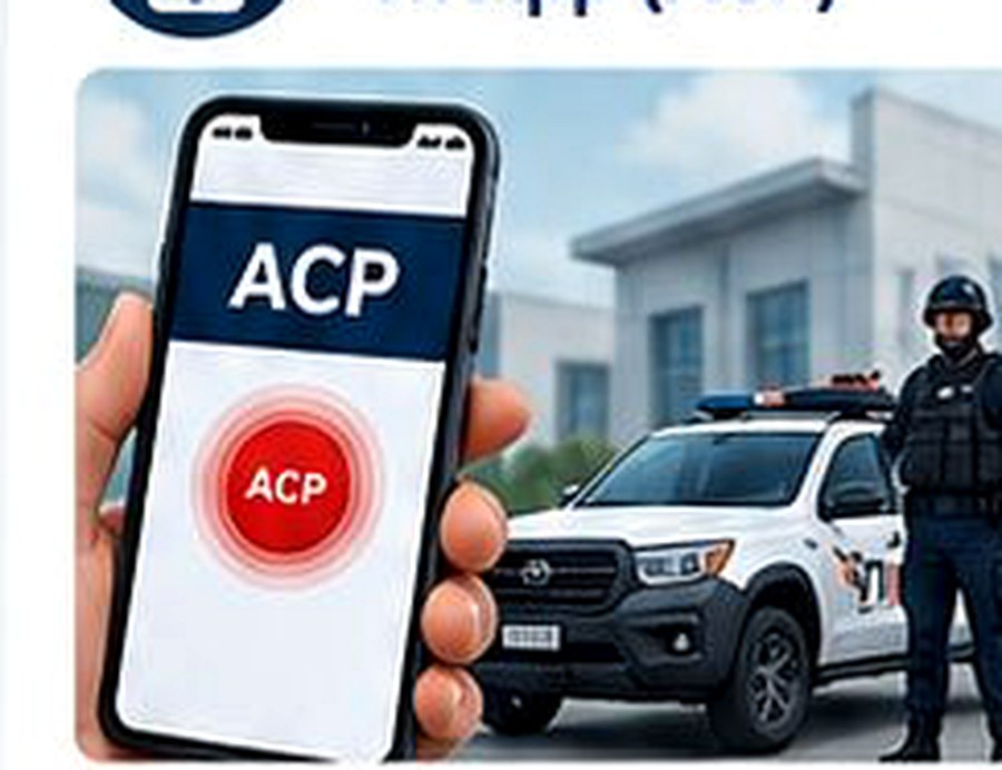 Botón de pánico ACP en aplicación móvil